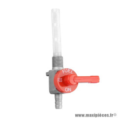 Robinet essence avec indicateur de position rouge pour Peugeot 103