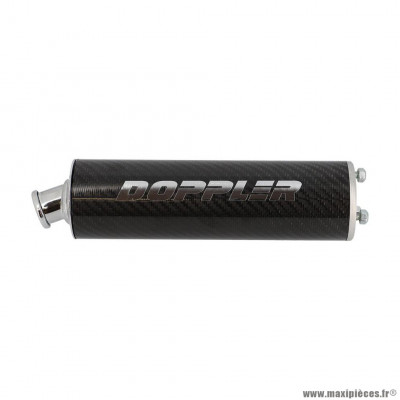 Pot d'échappement Doppler Carbone (adapté 103 SP/MVL/VOGUE/SPX/RCX/MBK 51)