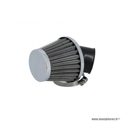 Filtre à air acier D.38 coude 45°