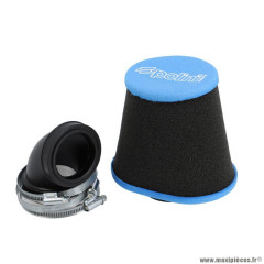 Filtre à air Polini mousse conique coude 90° diamètre 48 mm