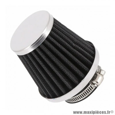 Filtre à air type KN chrome diamètre 42 mm