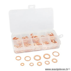 Joint de vidange cuivre plat (coffret de 200 pièces) diamètre 5 à 14 mm