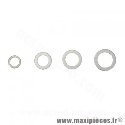 Rondelles joint alu de vidange 4 pièces M8 M10 M12 M14