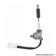 Robinet d'essence adaptable diamètre 12 mm avec sonde-jauge électrique pour Peugeot 50 Fox