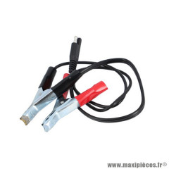 Câble chargeur batterie - connecteur/pinces