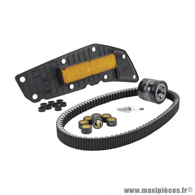 Kit entretien maxiscooter 5 pièces pour Peugeot 400 Metropolis 2013+