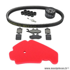 Kit entretien 8 pièces pour Piaggio 400 MP3 2007-2013 * Prix Spécial !