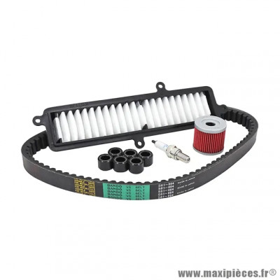 Kit entretien maxiscooter 5 pièces pour Suzuki 125 Burgman 2007 à 2014