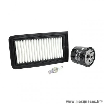 Kit entretien maxiscooter 3 pièces pour Suzuki 650 Burgman 2002+2018