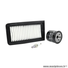Kit entretien maxiscooter 3 pièces pour Suzuki 650 Burgman 2002+2018