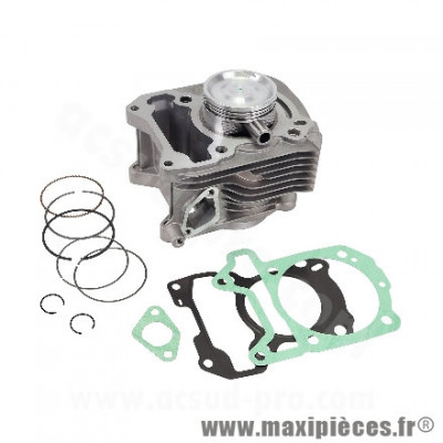 Cylindre maxiscooter 58 mm (axe Ø14) pour Piaggio Fly / Liberty Iget 150cc / Vespa GTS / Sprint / LX / S 3V 4T AC (OEM : B018012 - 1A001989 - 1A000770)