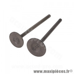 Soupape maxiscooter 125CC (OEM : 14711-F8A-000 + 14721-F8A-000) pour Fiddle 3, Jet 14, Symphony ST 125-200CC (LA PAIRE)
