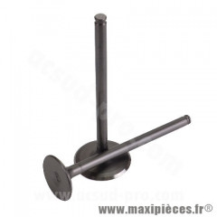 Soupapes maxiscooter 125 (OEM : 483706 + 483707) pour Piaggio 125 Fly, Liberty, X8-Street, Vespa LX, Vespa-S, Aprilia 125 Mojito, Sport-City