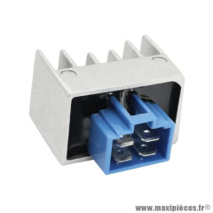Régulateur de tension 50 A adaptable 12V avec 4 cosses pour Beta 50 RR AM6 2007+2010, 125 RR 2005+2007, HM 50 CRE BAJA-DERAPAGE 2006+2013, MBK 50 BOOSTER 2004+2013, Yamaha 50 BW'S 2004+2013