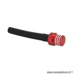 Bouchon mise à l'air alu CNC rouge