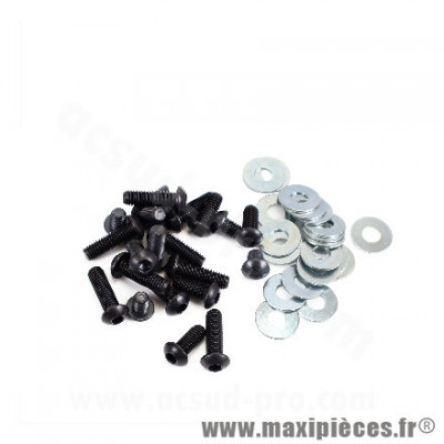 Kit vis carrosserie SHERCO noir pour Sherco 50CC