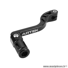 Sélecteur de vitesse Artek alu CNC noir pliable pour Derbi 50 Senda, Gilera 50 SMT, RCR-Aprilia 50 SX, RX