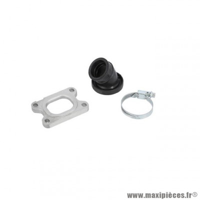 Pipe d'admission MECABOITE 360° carbu CP 23-24 pour AM6, DERBI Euro2, Euro3, Euro4