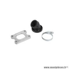 Pipe d'admission MECABOITE 360° carbu CP 23-24 pour AM6, DERBI Euro2, Euro3, Euro4