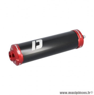 Silencieux cartouche Mecaboite noir, rouge