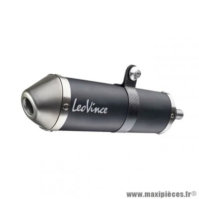 Silencieux 50 à boîte 17010B Inox noir passage haut à droite pour Sherco 50 SE-RS, SM-RS, SM-R, SE-R