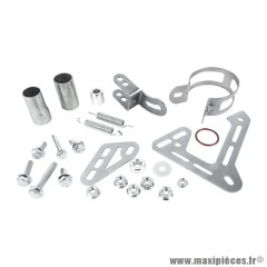 Fixation pot 50 à boîte TECNIGAS E-BOX 2 moteur Minarelli AM6 (passage bas)