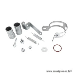 Fixation pot 50 à boîte TECNIGAS E-BOX 2 pour RIEJU 50 MRT (passage bas) (kit accessoire montage)
