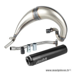 Pot 50 à boîte silencieux noir passage haut 200.0505 pour Sherco 50 SE-R, SE-RS, SM-R, SM-RS