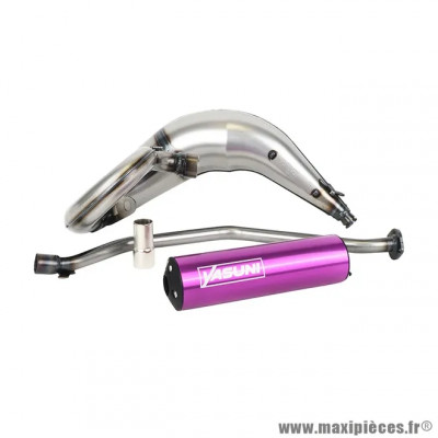 Pot 50 à boîte TUB807TF-D57 silencieux violet passage haut pour Rieju 50 MRT PRO