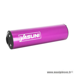 Silencieux 50 à boîte Yasuni R1, R2, R3, R4, R5, Cross ML droit violet-noir