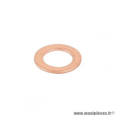Rondelle de carter moteur cyclo cuivre diamètre 6,2 mm