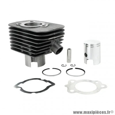 Kit cylindre piston 50 type origine Cyclo avec dimensions 38 mm, axe piston diamètre 10 mm pour Piaggio 50 Ciao Px (Diam 38 Mm