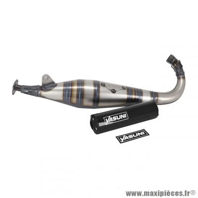 Pot Cyclo TUB1001-3TH silencieux noir pour MBK 51 Yasuni
