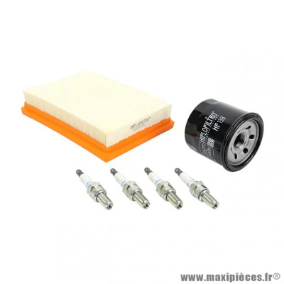 Kit entretien moto adaptable 6 pièces Aprilia 1100 RSV Tuono V4, Factory, RR 2015 à 2019
