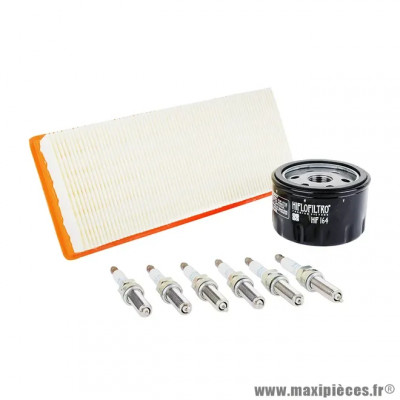 Kit entretien moto adaptable pack 8 pièces BMW K 1600 GT 2010+, K 1600 GTL 2010+
