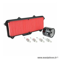 Kit entretien moto adaptable pack 6 pièces