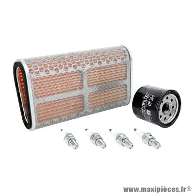 Kit entretien moto adaptable pack 6 pièces HONDA 600 CB F HORNET 2007+2010