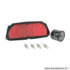 Kit entretien moto adaptable pack 6 pièces HONDA 650 CB R 2019+, CBR R 2019+