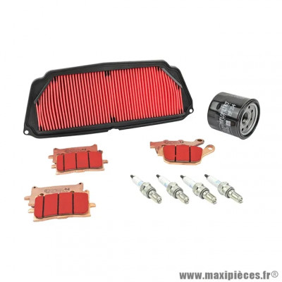 Plaquettes de frein 9 pièces adaptable Honda 650 CB R 2019+, CBR R 2019+ - Sélection P2R Premium