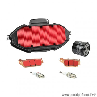 Kit entretien (Pack 6 pièces) pour Honda 750 NC X, NC X DCT 2014-2020, NC D Integra 2014-2019