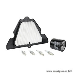 Kit entretien moto adaptable pack 6 pièces KAWASAKI Z1000 2010-2020, Z1000 SX 2011-2019, NINJA 1000 SX 2020-2024, VERSYS 2012-2024