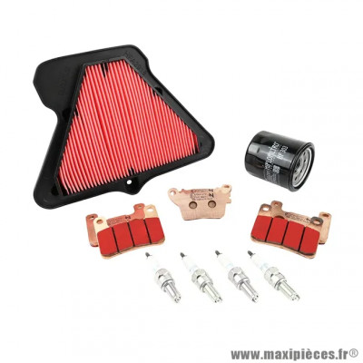 Kit entretien (Pack 9 pièces) pour Kawasaki 1000 ZX-10R Ninja 2011-2015, ZX-10R Ninja ABS 2012-2015