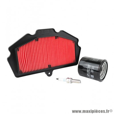 Kit entretien moto adaptable pack 4 pièces KAWASAKI 400 NINJA 400 2018 à 2023, Z400 2019 à 2023, NINJA 500 2024+, Z500 2024+