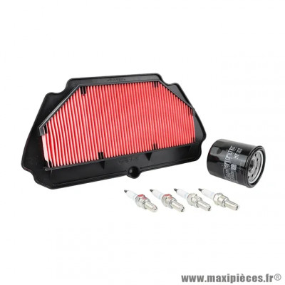 Kit entretien moto adaptable pack 6 pièces KAWASAKI 636 ZX-6R NINJA 2013+