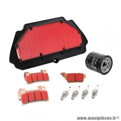 Plaquettes de frein 9 pièces adaptable Kawasaki 636 ZX-6R Ninja 2013+
