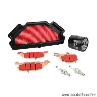 Plaquettes de frein 7 pièces adaptable Kawasaki 650 ER-6F, ER-6N 2012+2016