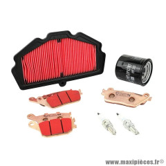 Plaquettes de frein 7 pièces - sélection P2R premium Kawasaki 650 Z650 2017+, Z650 RS 2022+, Ninja 650 2017+