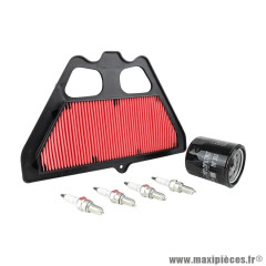 Kit entretien moto adaptable pack 6 pièces KAWASAKI 900 Z900 2017+