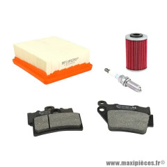 Plaquettes de frein 5 pièces - Sélection P2R Premium KTM 125 Duke 2011-2016, RC 125 2014-2020, 390 Duke 2013-2023, RC 390 2014-2024