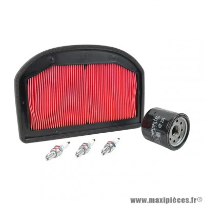 Kit entretien moto adaptable pack 5 pièces 1200 TIGER EXPLORER 2012-2016, 1200 TIGER XC, XCA, XCX, XR, XRT, XRX 2018-2021